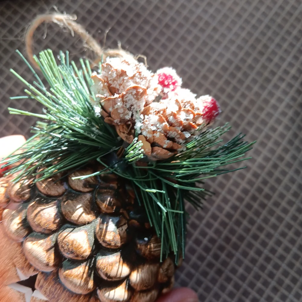 Pinecone Fairie lantern- w/ Stars Nwots - Picture 10 of 10